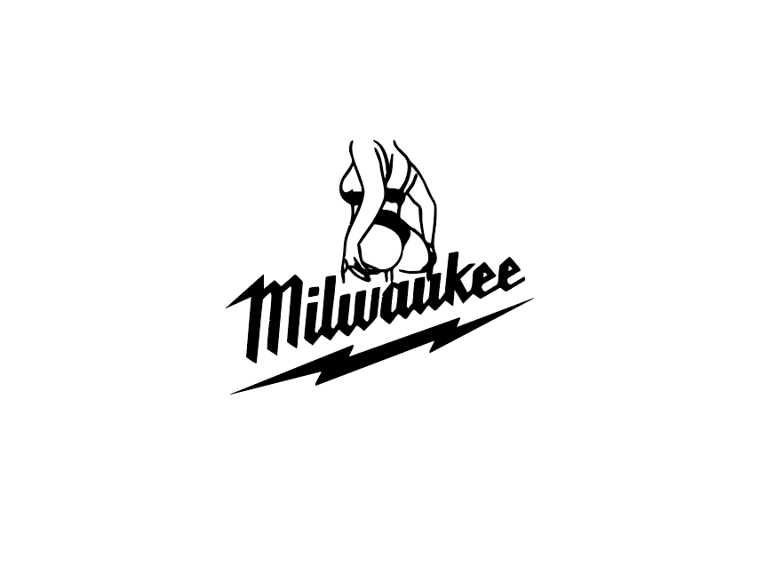 Milwaukee Booty Sticker